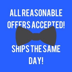 All reasonable offers accepted! Ships the same day